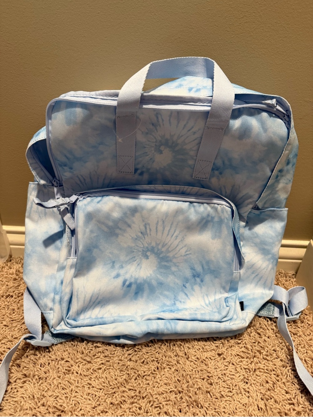 GAP Light Blue Tie-Dye Backpack